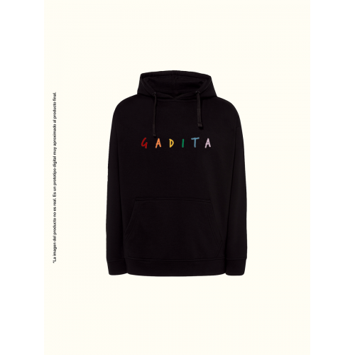 Sudadera unisex negro...