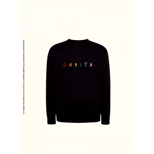 Sudadera unisex negro...