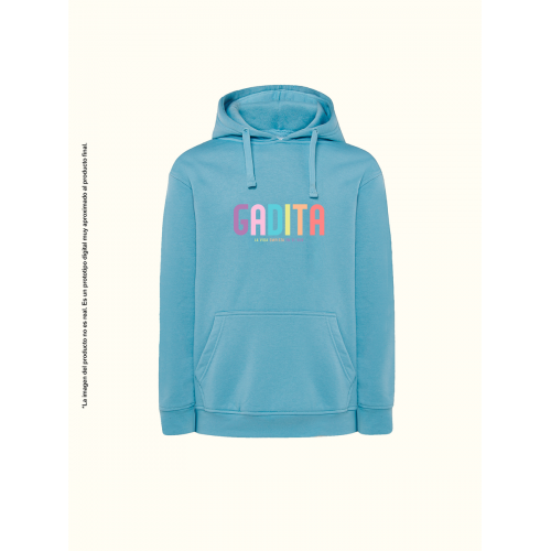 Sudadera unisex celeste...