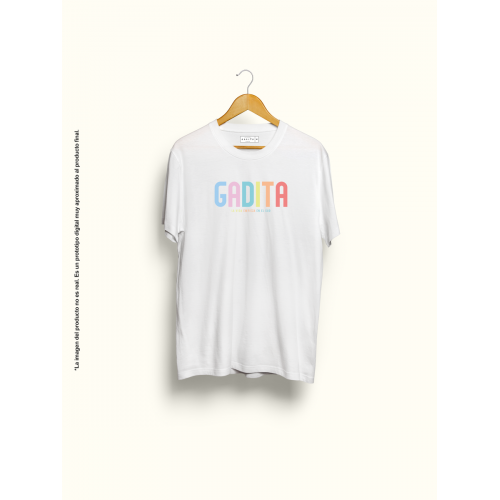 Camiseta unisex blanca...