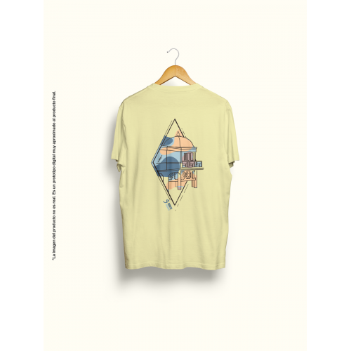 Camiseta unisex amarillo...