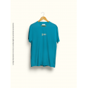 Camiseta unisex turquesa...