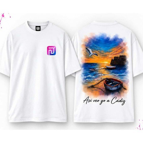 Camiseta unisex Blanca...