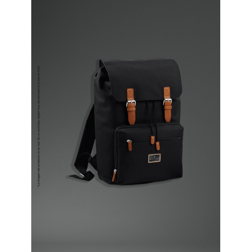 Mochila portátil negra