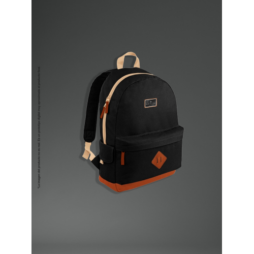 Mochila casual negra
