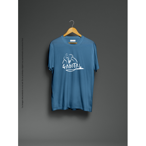 Camiseta unisex azul Pimpi