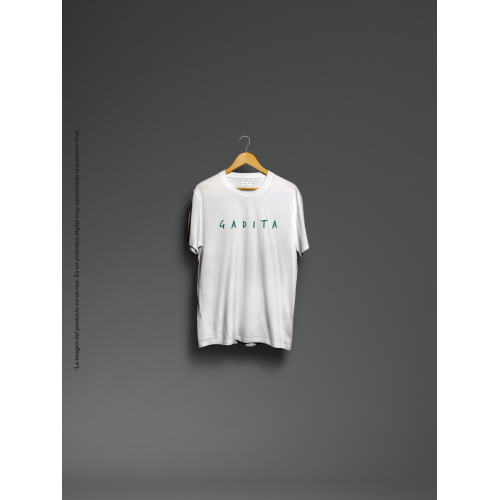 Camiseta unisex blanca Gadita