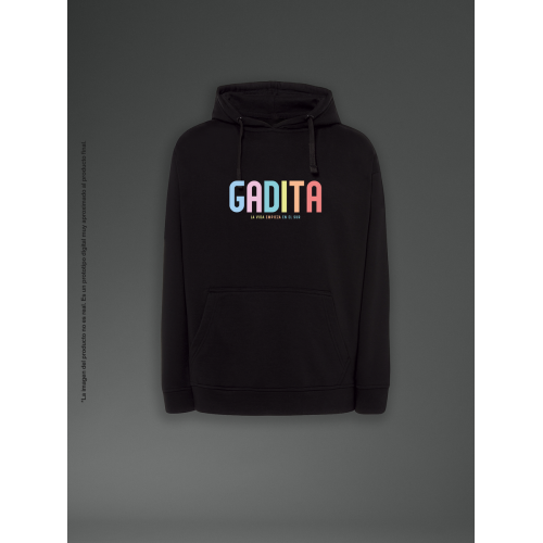 Sudadera unisex negra...