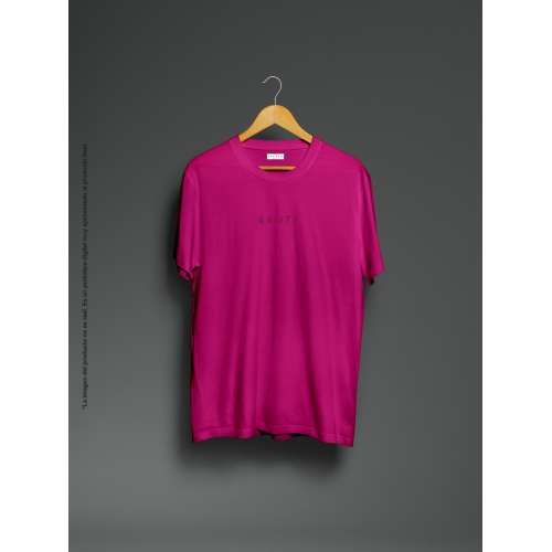 Camiseta unisex rosa Gadita...