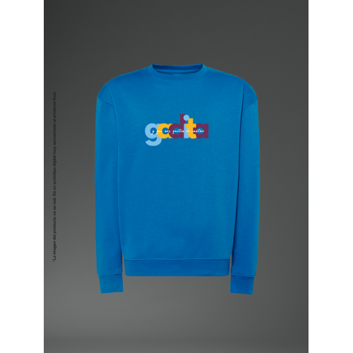 Sudadera unisex azul Gadita...