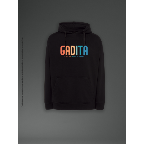 Sudadera unisex negra...