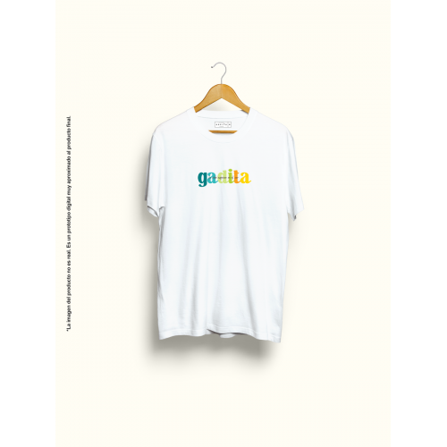 Camiseta unisex blanca...