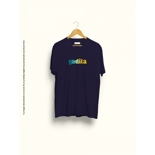 Camiseta unisex azul marino...