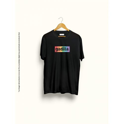 Camiseta unisex negra...