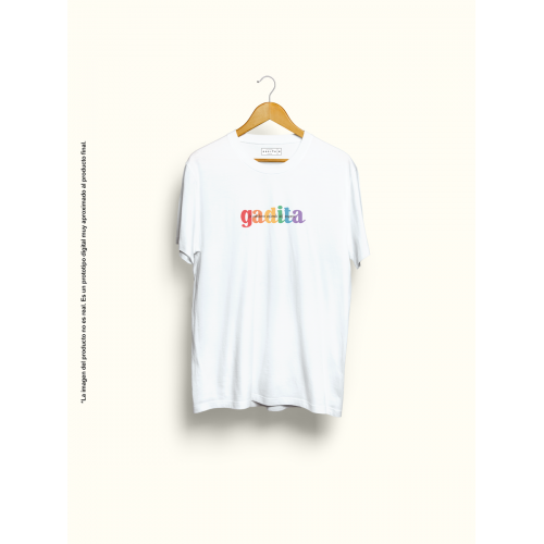 Camiseta unisex blanca...