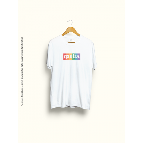 Camiseta unisex blanca...