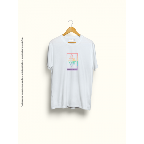 Camiseta unisex blanca...