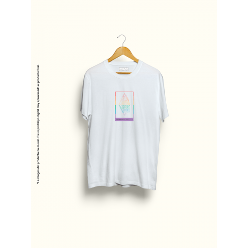 Camiseta unisex blanca...